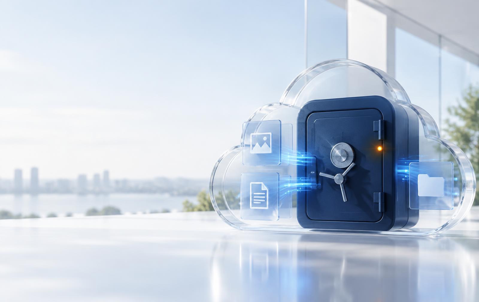 Cloud vault protecting files